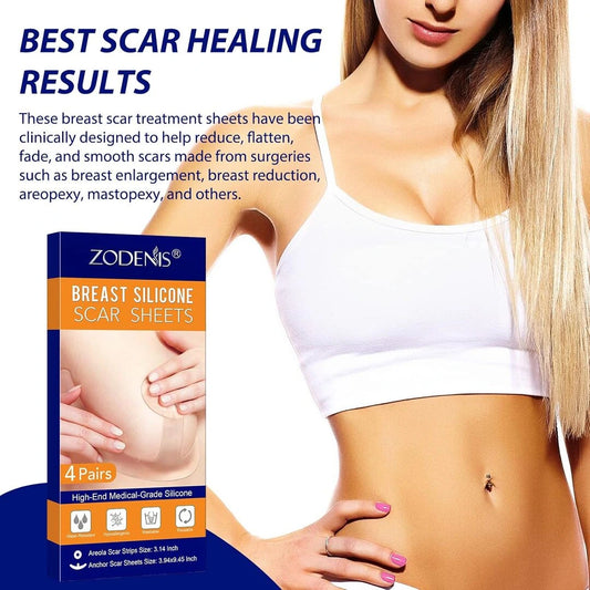 Breast silicone scar sheets