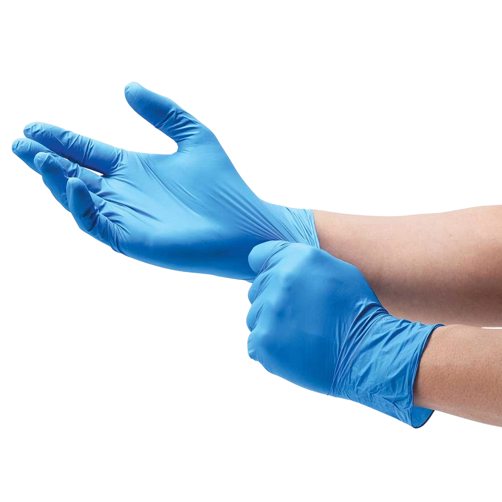 Disposable Nitrile Gloves - 100 Gloves