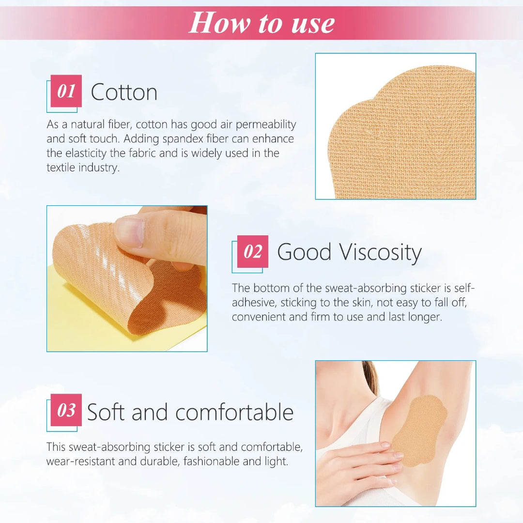 Armpit Antiperspirant Sticker