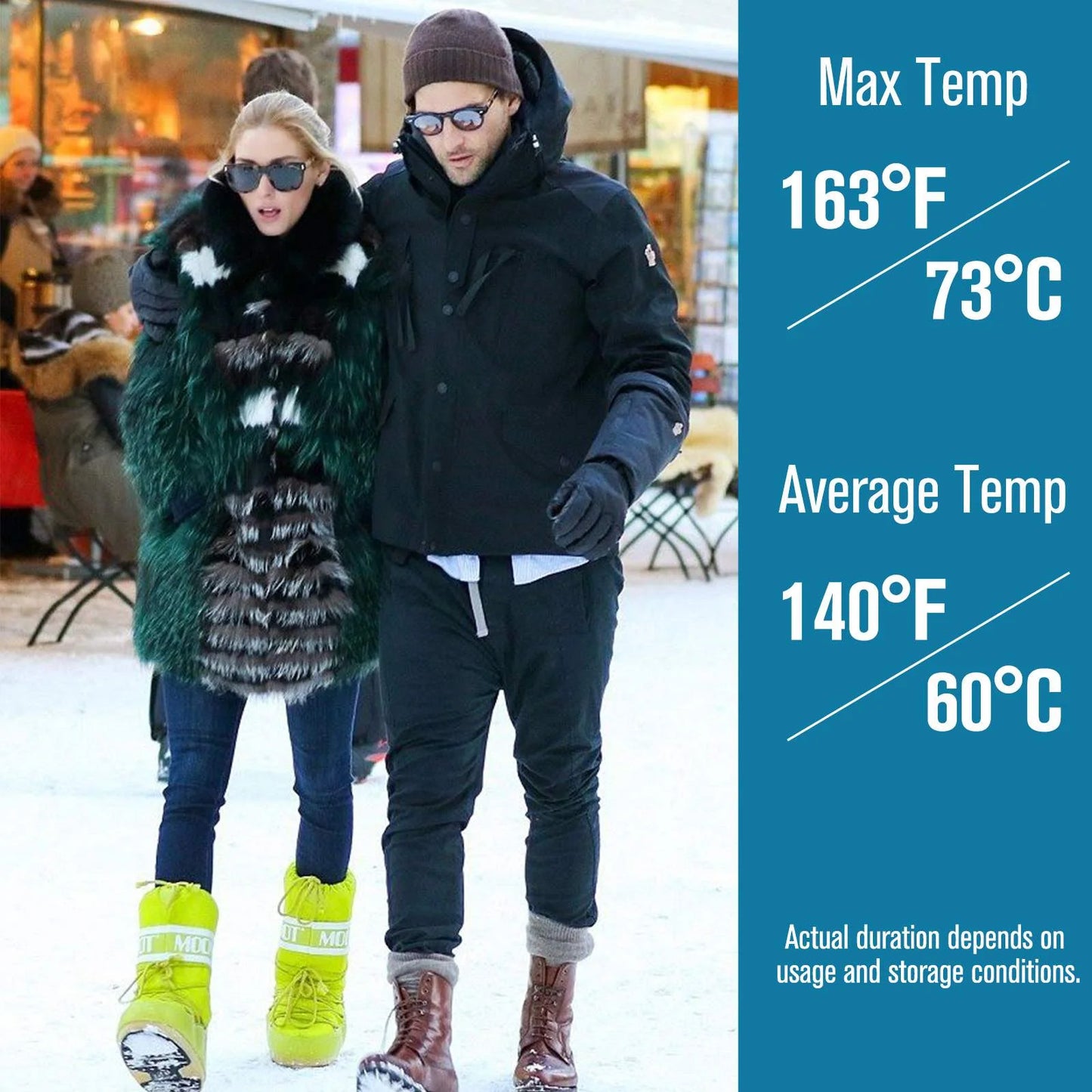 Sefudun Body & Hand Warmers – 10 Pieces  | Shake to Activate | Provides Up to 18 Hours of Heat | Self-Adhesive for Easy Use