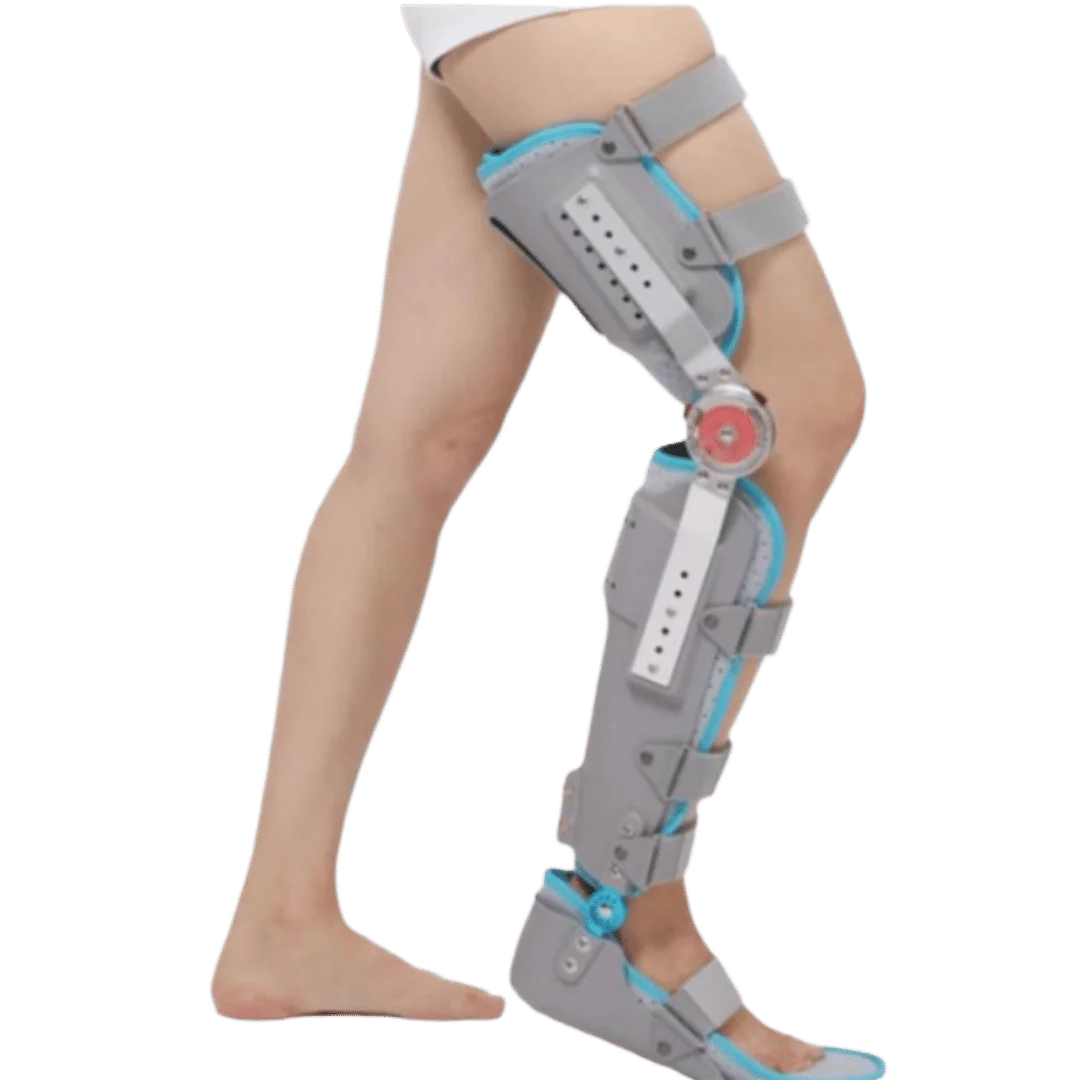 Medimatrx Adjustable Knee Prosthesis Splint With Hinged Brace