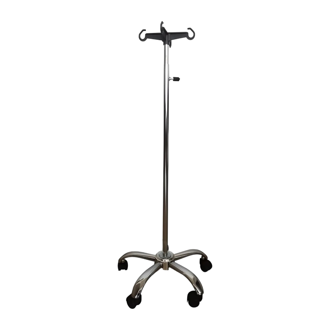 Adjustable IV Stand With Wheels