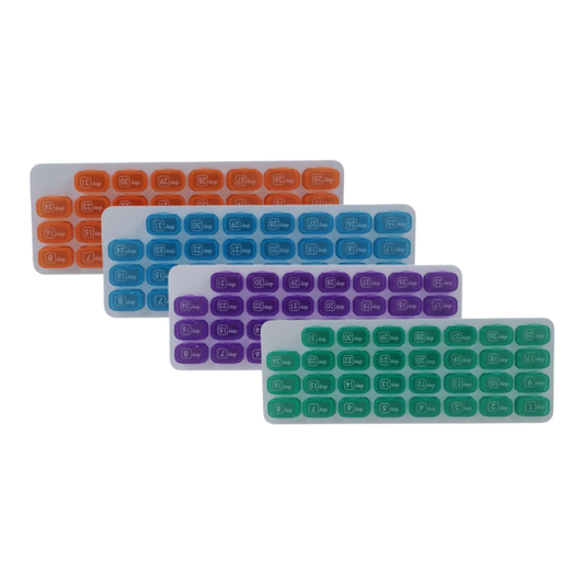 Monthly Pill Organizer - 4 Colors