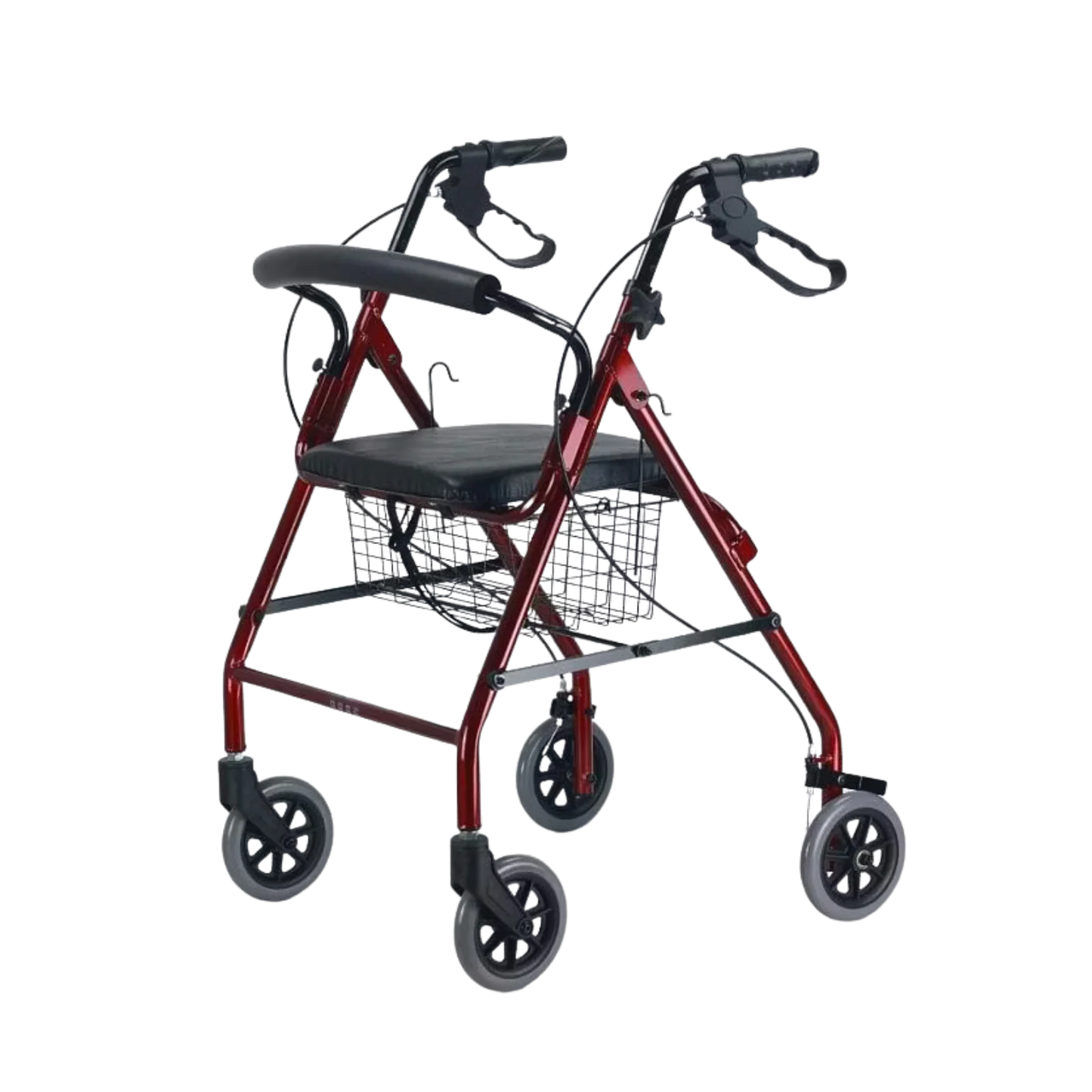 Rollator Walker with Seat and Basket