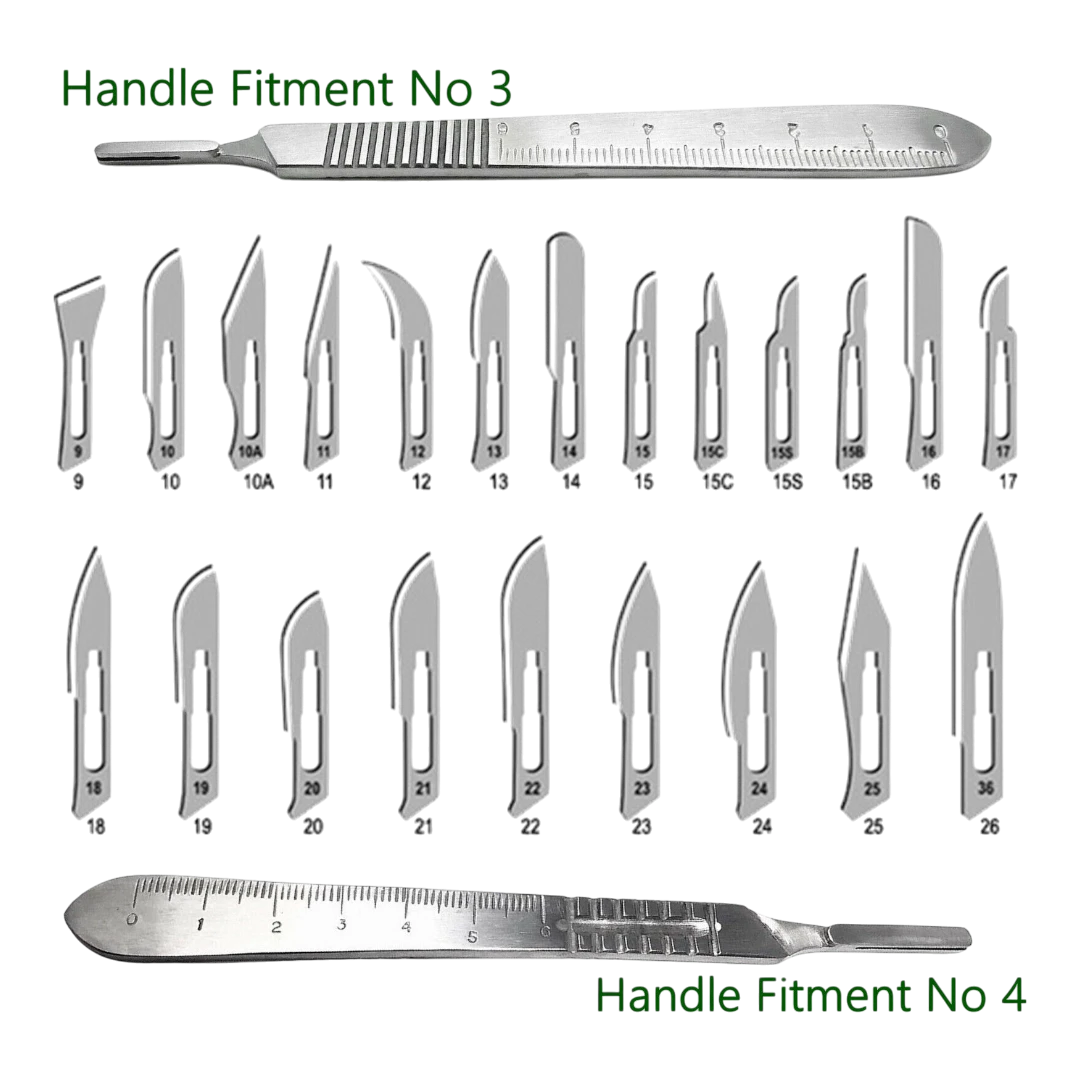 Surgical Blades - 100 Pcs