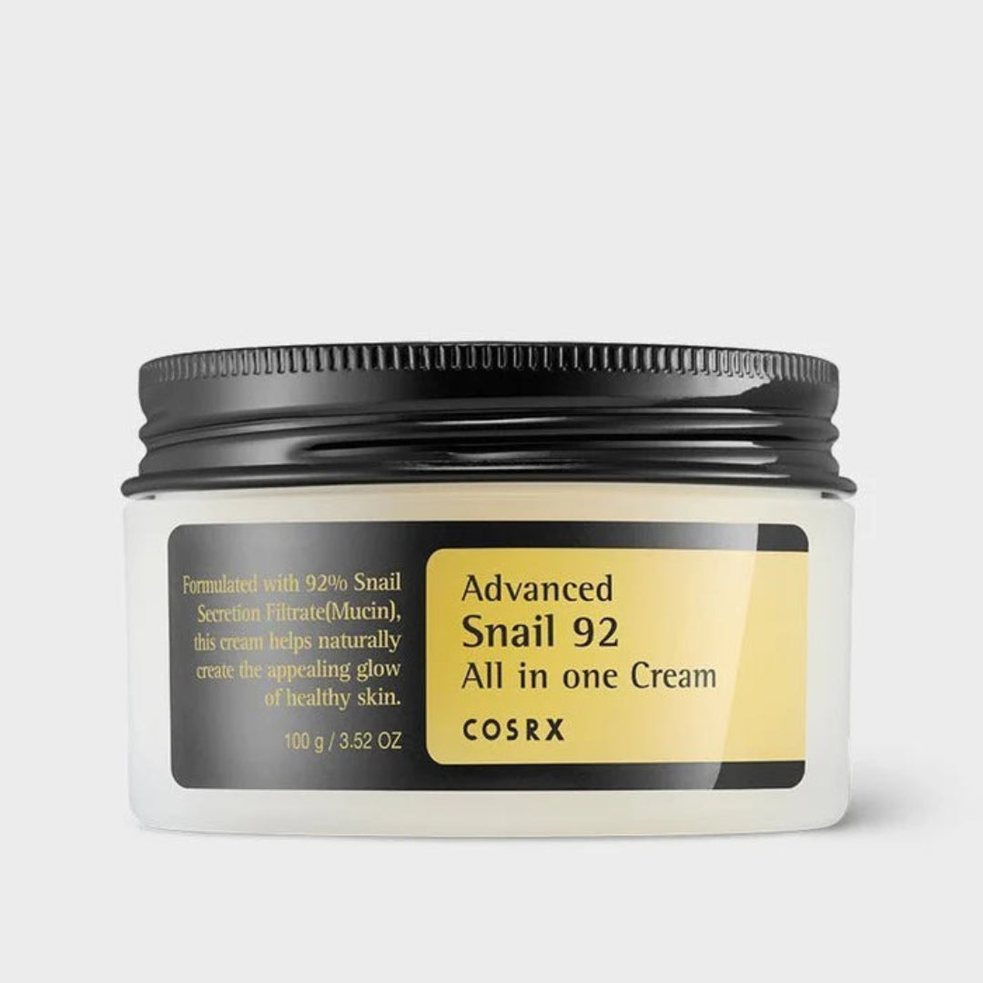 Cosrx Advanced Snail 92 All in One Cream jar on a white background