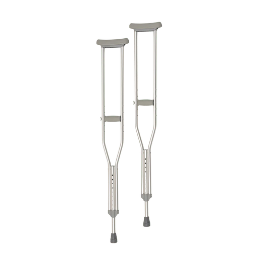 Aluminum Crutches For Adults - Adjustable And Lightweight