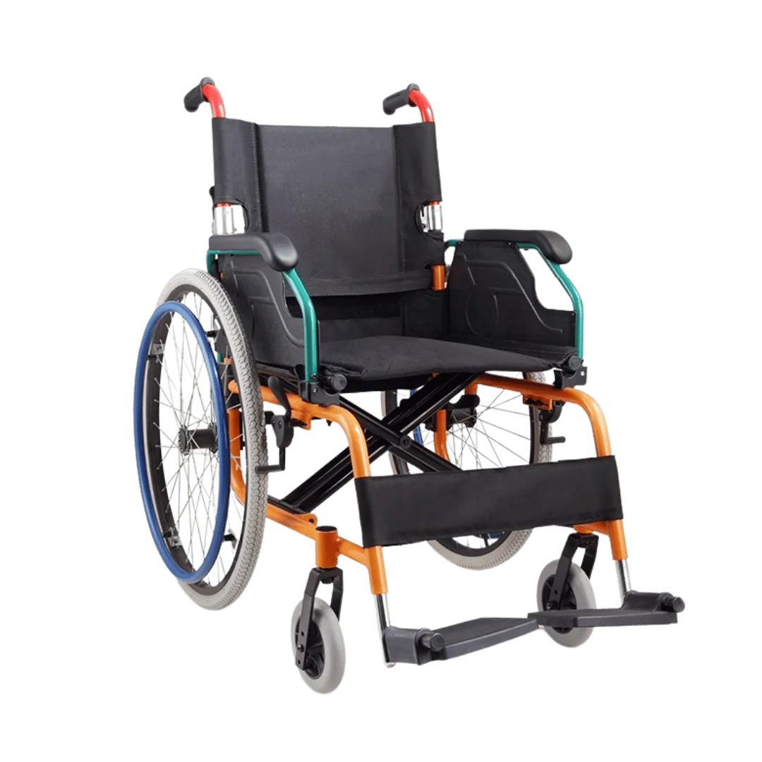 Univetra Aluminum Wheelchair Lightweight Comfortable And Durable - 46 Cm