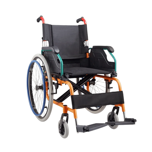 Univetra Aluminum Wheelchair Lightweight Comfortable And Durable - 46 Cm