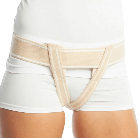 Support Line Bilateral Inguinal Hernia Support Belt Flexible Cotton Fabric