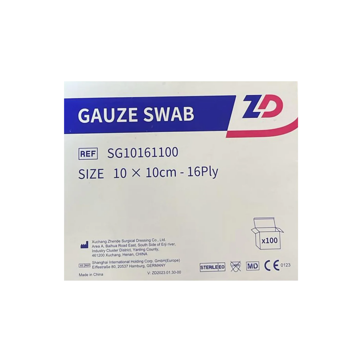 Gauze Swab 10 x 10 cm - 16 Ply