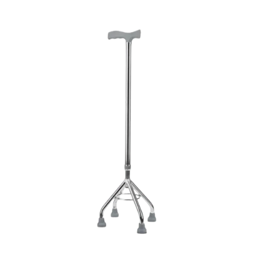 Adjustable Walking Stick with 4-Leg Base