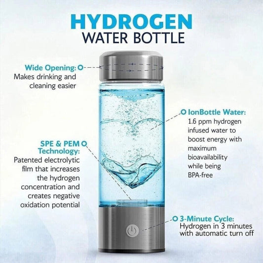 Hydrogen water bottle
