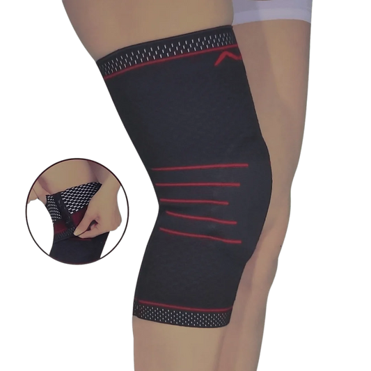 Knitted Knee Support With Aluminum Joints