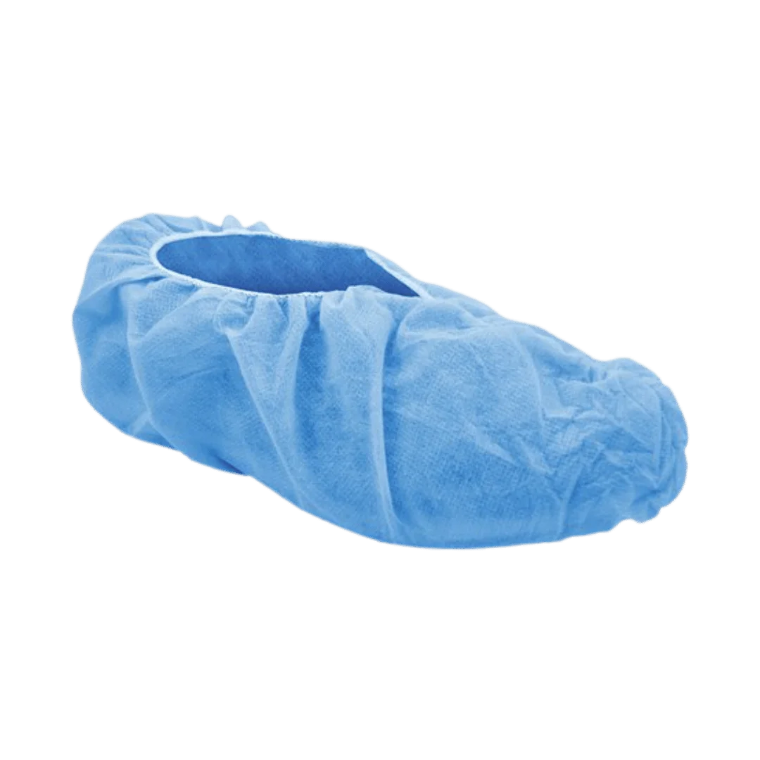 Non Woven Blue Shoe Covers - 100 Pcs