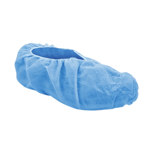 Non Woven Blue Shoe Covers - 100 Pcs