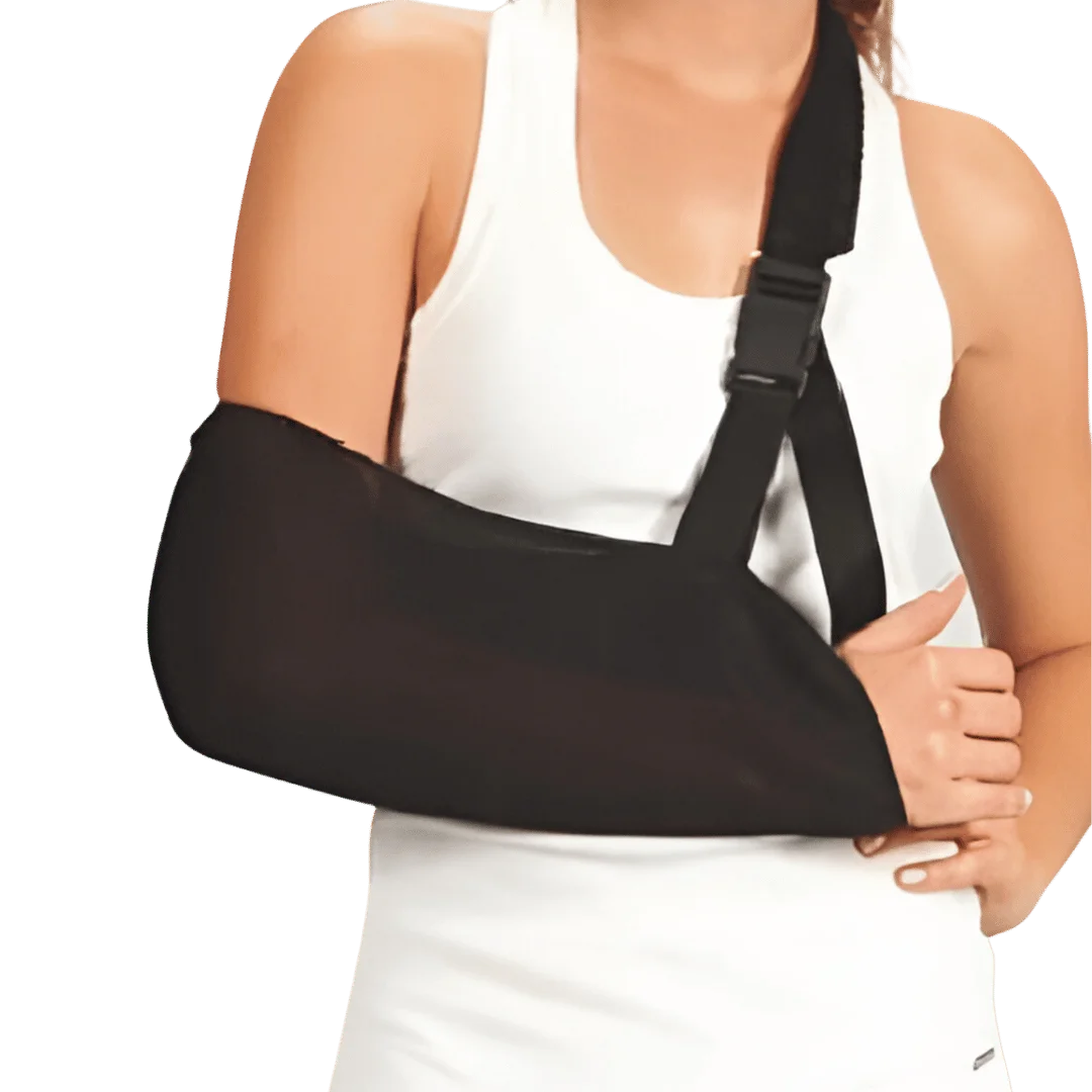 Shoulder Immobilizer with Breathable, Sweat-Resistant Fabric