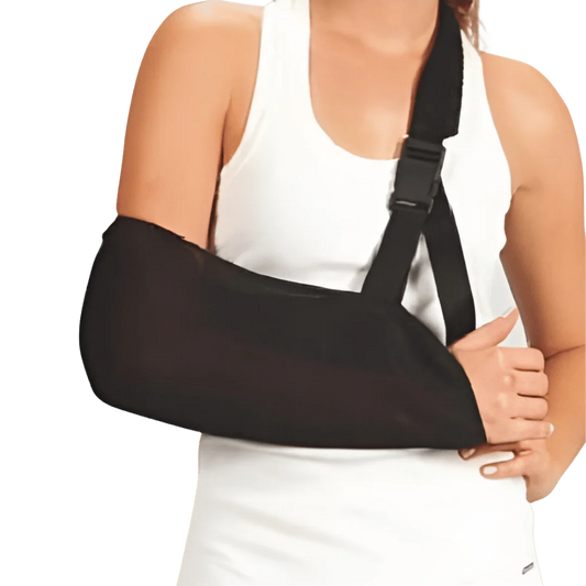 Shoulder Immobilizer with Breathable, Sweat-Resistant Fabric