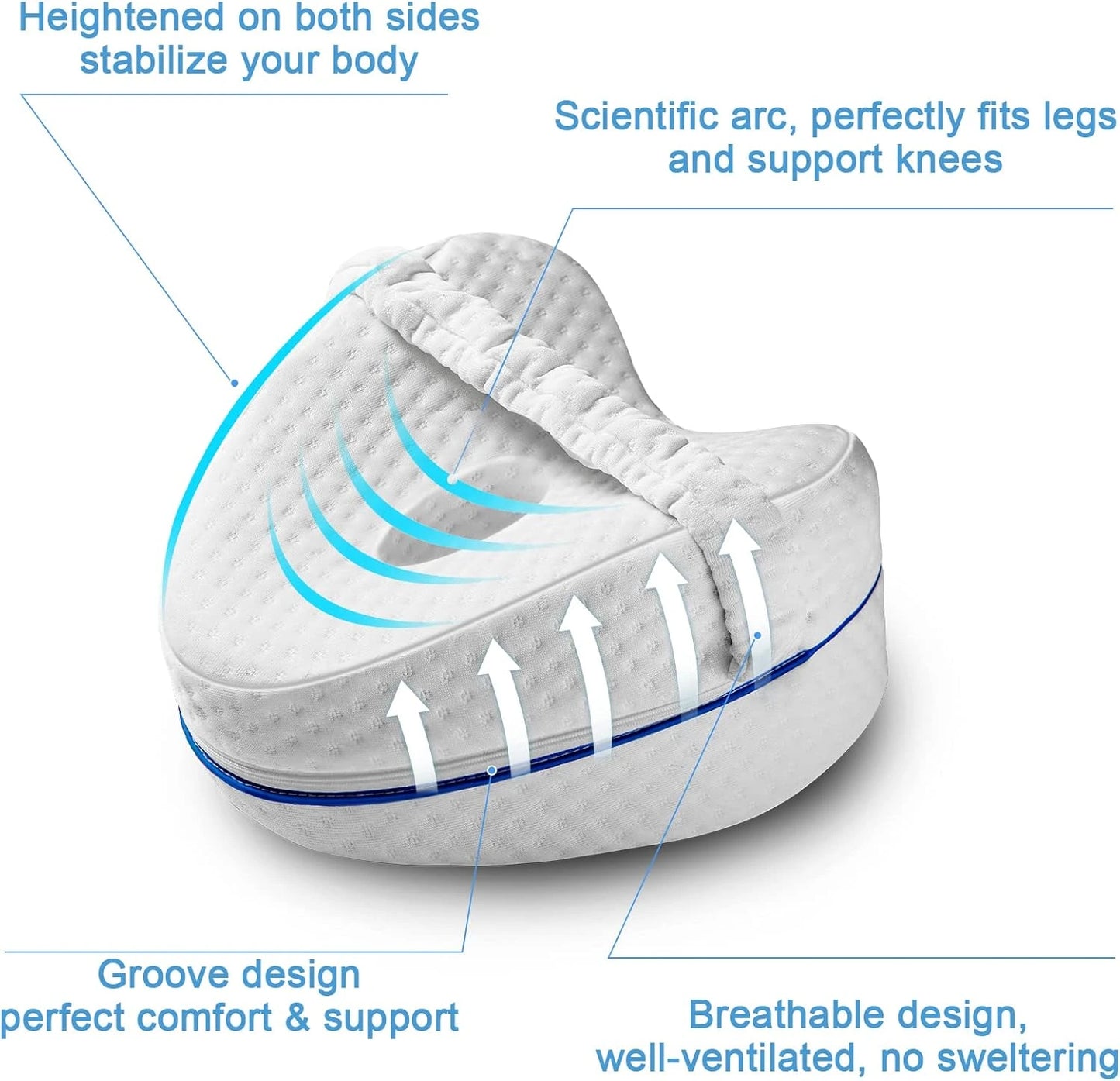Orthopedic Memory Foam Knee Pillow
