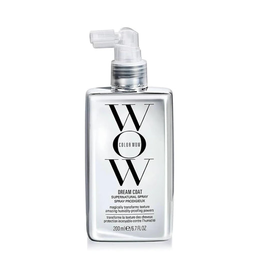 Bottle of WOW Dream Coat spray on a white background