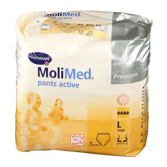 Hartmann MoliMed Pants Active Large – 10 Pieces