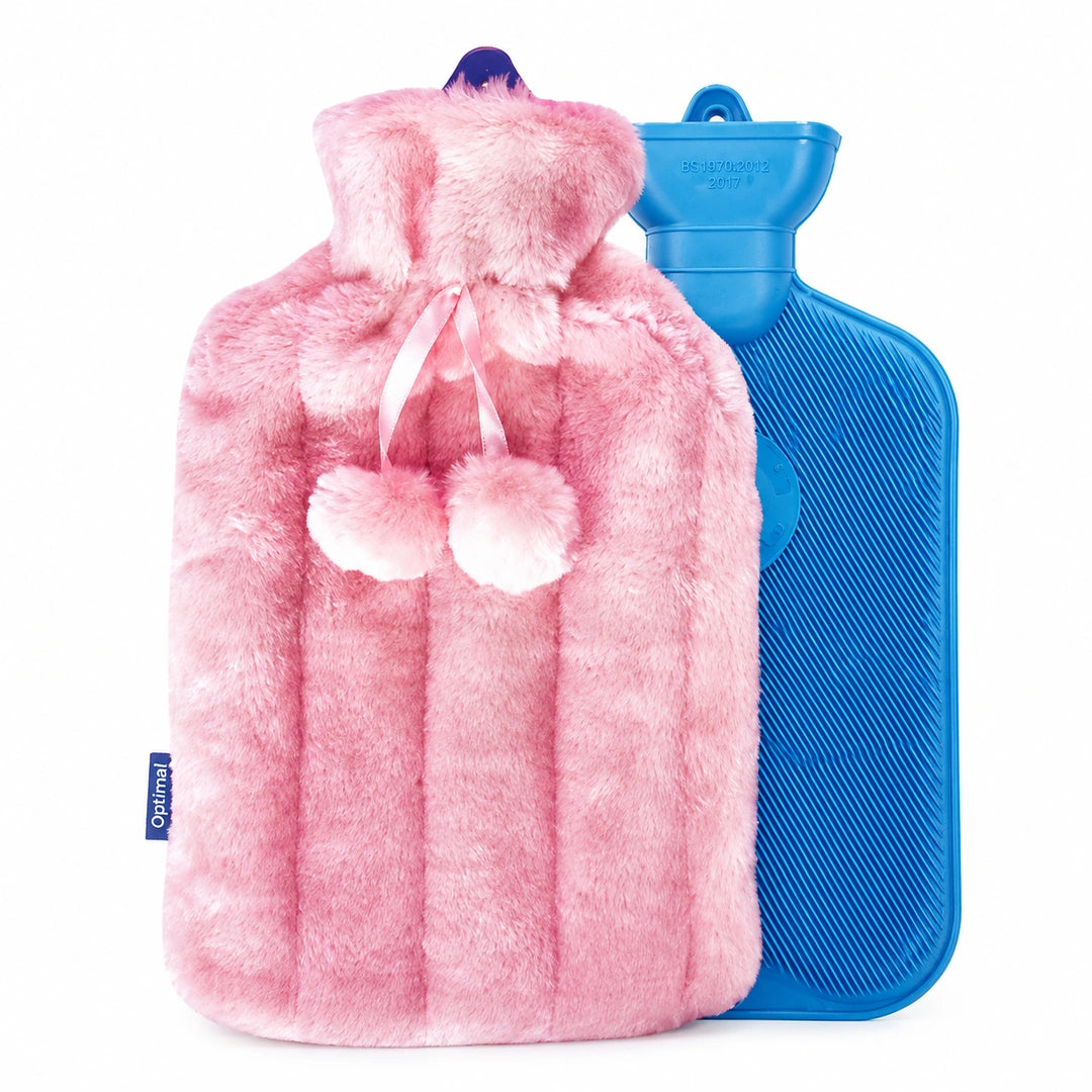 Optimal Rubber Hot Water Bag + Plush cover