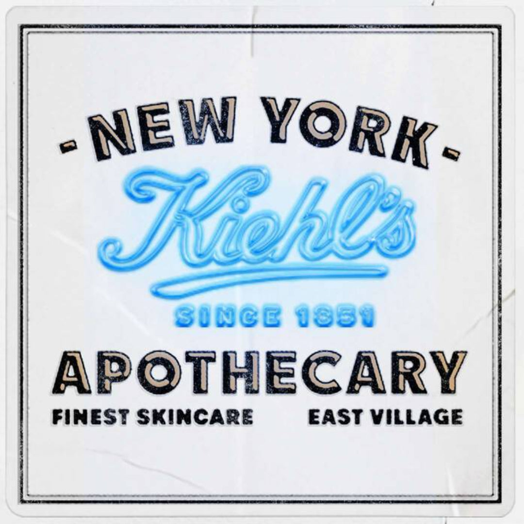 Kiehl's Apothecary logo with text on a white background