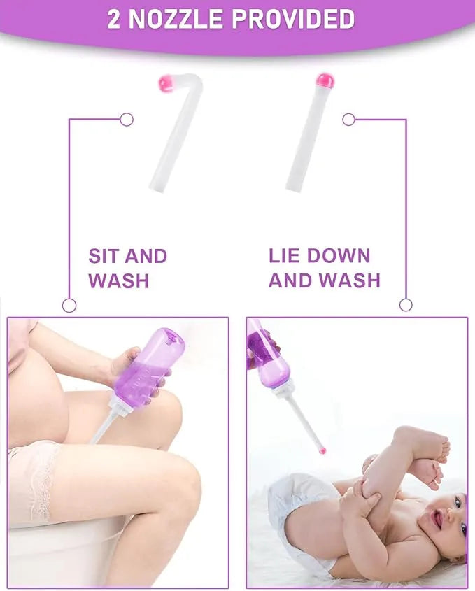 Portable Perineal Cleansing Bottle (Peri Bottle) -500 ml